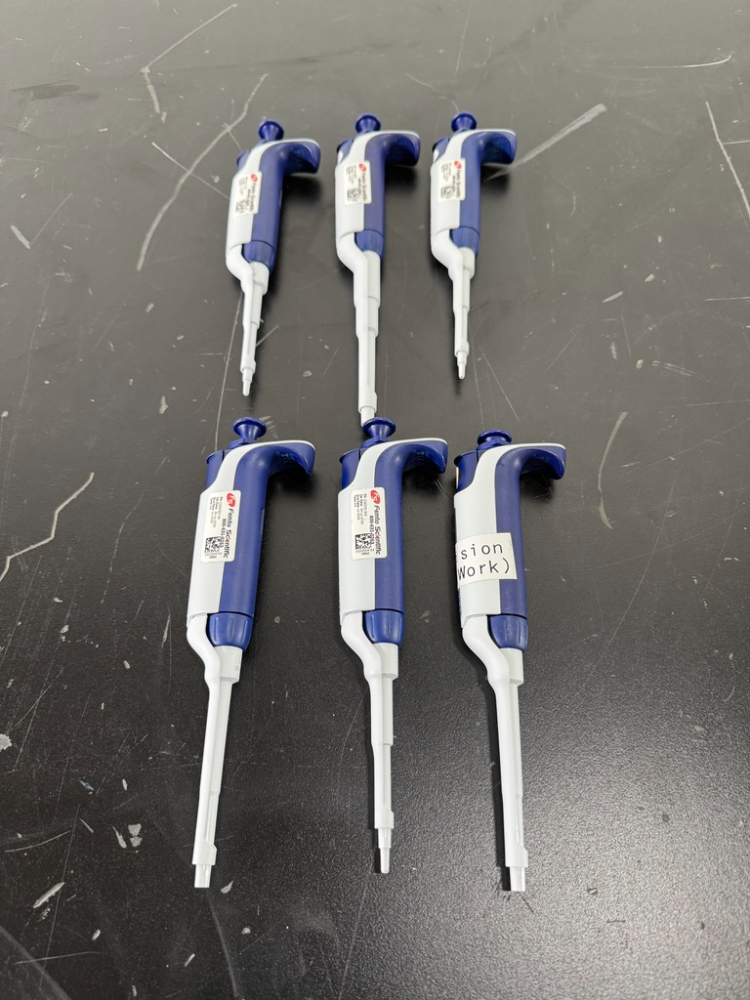 Image of Rainin Pipet-Lite XLS Single Channel Pipettes - Quantity 6